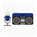 Boombox Retro Music Icon