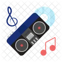 Boombox Retro Music Icon
