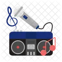 Boombox Retro Music Icon