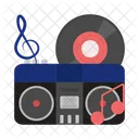 Boombox Retro Music Icon