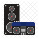 Boombox Retro Music Icon