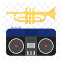 Boombox Retro Music Icon