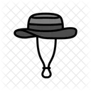 Boonie Hat Headwear Boonie Cap Icône