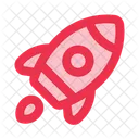 Boost Launch Rocket Icon