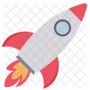 Boost Up Rocket Fly Icon