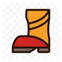 Boot Fireman Boots Shoes Icon
