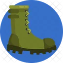 Boot Footwear Army Icon