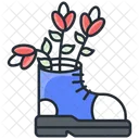Boot Flower Boot Flower Icon