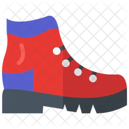 Boot Footwear  Flat Icon  Icon