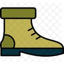 Boot Footwear Army Boot Icône