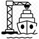 Boot beladen  Symbol