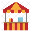 Booth Amusement Park Carnival Icon