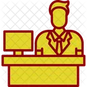 Booth Counter Ticket Icon