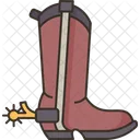 Boots Spurs Cowboy Icon
