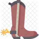 Boots Spurs Cowboy Icon