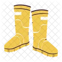 Boots Footwear Rubber Icon