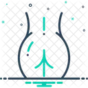 Booty Body Part Anus Icon