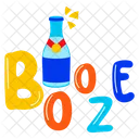 Booze Bottle Booze Drink Drink Bottle Icon