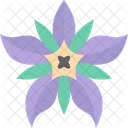 Borage Petal Flower Icon