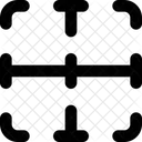 Dentro Del Borde Horizontal Tabla De Elementos Esenciales De La Interfaz En Negrita F Icono