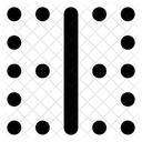 Border Vertical Border Vertical Center Border Icon