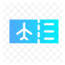 Bordkarte Flugticket Reiseticket Symbol