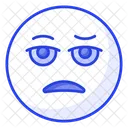Bored Boring Emoji Icon