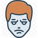 Bored Gloomy Melancholy Icon