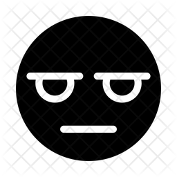 Bored Emoji Icon Download in Glyph Style Bored Emoji Icon Download in Glyph Style