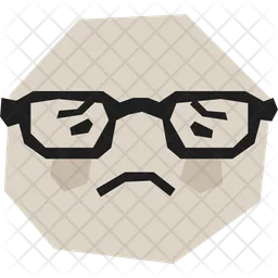 Bored Emoticon Emoji Icon