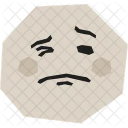 Bored Emoticon Emoji Icon