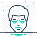 Bored Gloomy Melancholy Icon