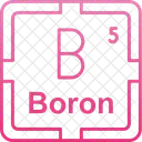 Boron Preodic Table Preodic Elements Icon