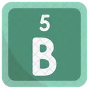 Boron Periodic Table Chemists Icon