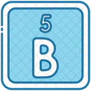 Boron Periodic Table Chemists Icon