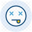 Borracho Emoji Expresion Icono