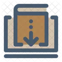 Borrowing book via web  Icon