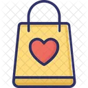 Borsa A Cuore Borsa Shopper Borsa Della Spesa Icon