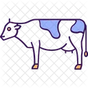 Bos Taurus Cow Cattle Icon