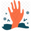 Böse Hand  Symbol