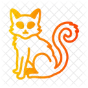 Böse Katze  Symbol