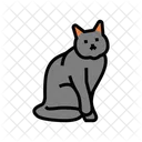 Böse Katze  Symbol