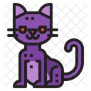 Böse Katze  Symbol