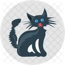 Böse Katze  Symbol