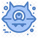 Tier Katze Halloween Icon