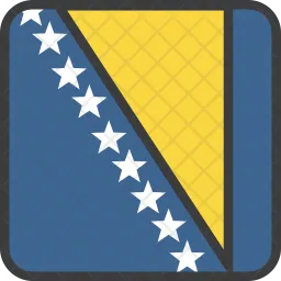 Bosnia Flag Icono