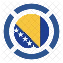 Bosnia Herzegovina Flag Icon