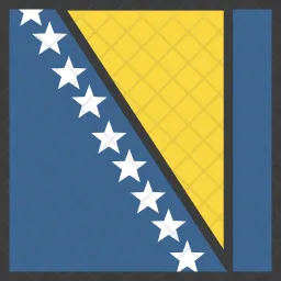 Bosnia Flag Icono