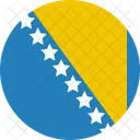 ボスニア・ヘルツェゴビナの国旗 アイコン
