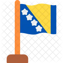Bosnia And Herzegovina Flag Icon